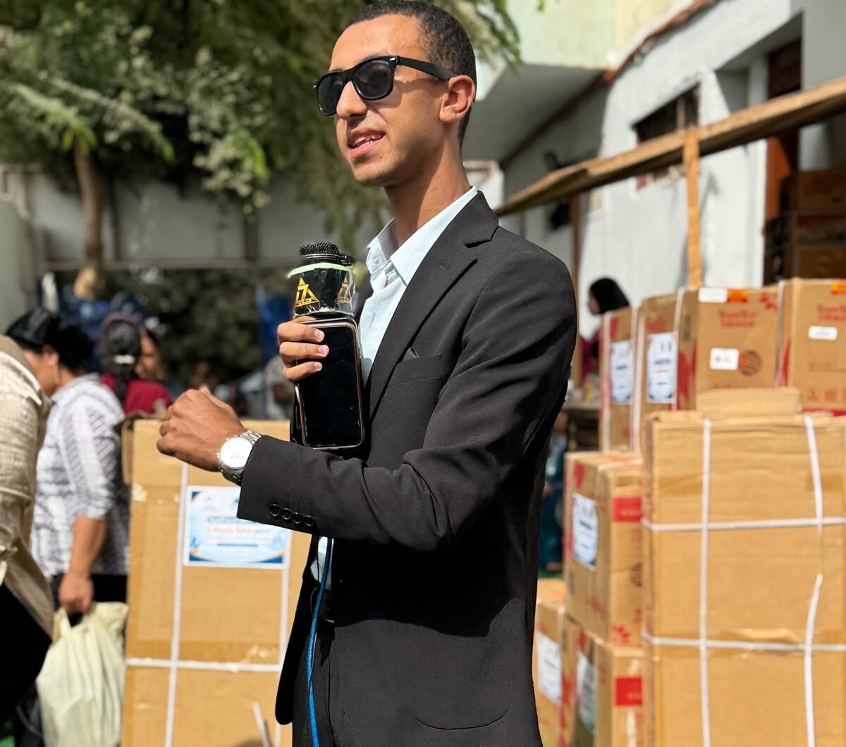 المهندس محمد فاروق مسؤول العلاقات العامة بشركة آفاق